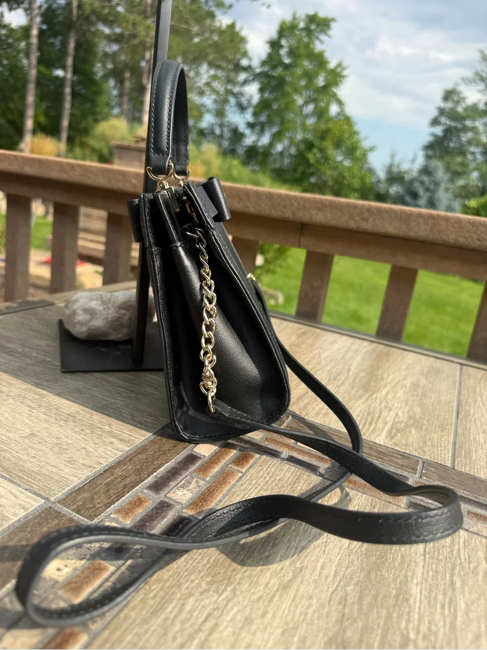 NWOT Kate Spade New York Mayfair Drive Mini Tullie satchel Crossbody Black bag